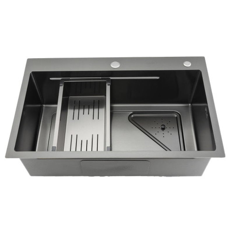 Кухонна мийка GAPPO GS7246-6 (720x460 мм, нержавіюча сталь, поверхня PVD)