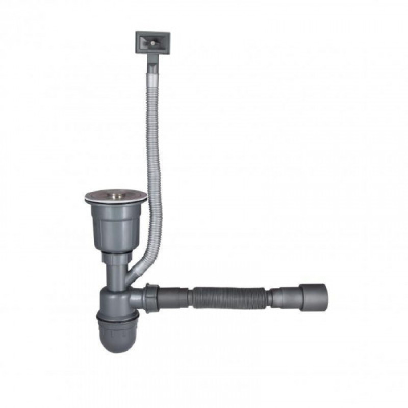 Кухонна накладна мийка GAPPO GS7850-6L (780x500 мм, поверхня PVD, чаша ліва)