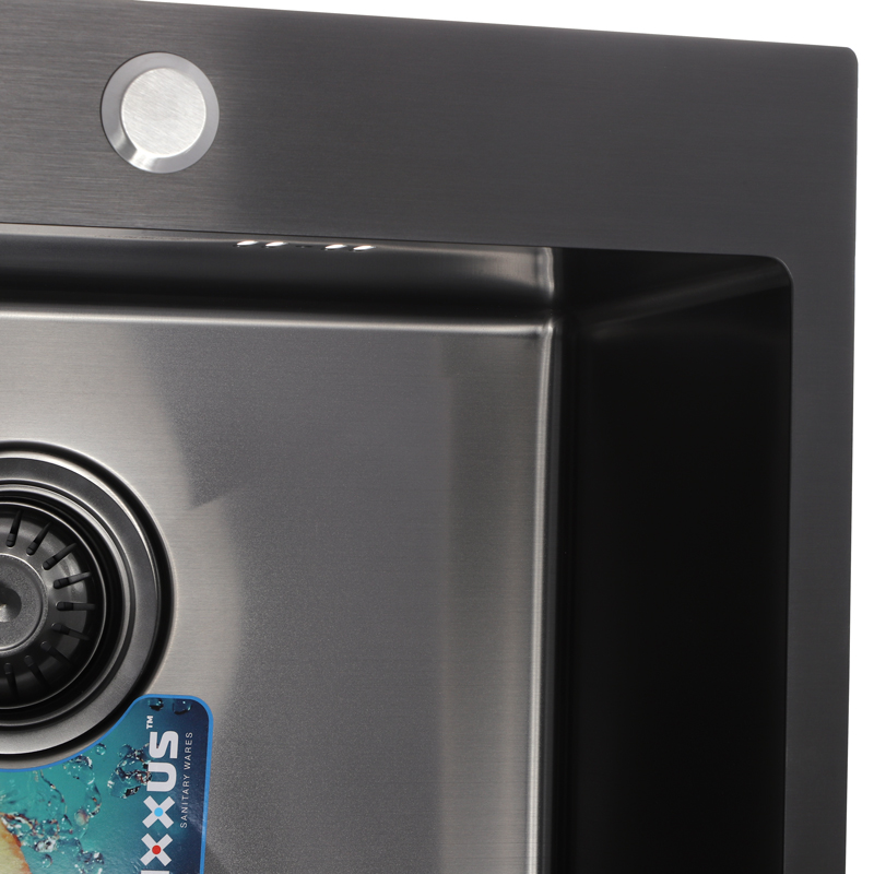 Мийка кухонна Mixxus MX5050-200x1.0-PVD (чорна)