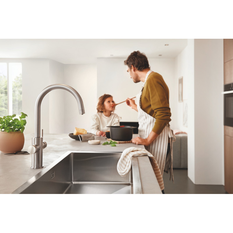 Мийка кухонна Grohe K700 нержавіюча сталь (31580SD1)