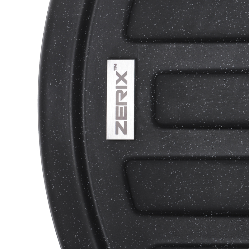 Мийка кухонна Zerix ZS-7750R-03 Чорна 