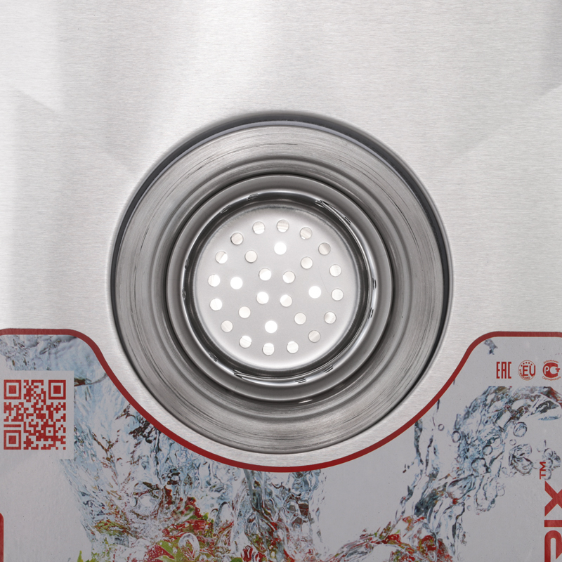 Мойка кухонная Zerix ZUS6045(1)-HM