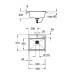 Мийка кухонна Grohe K700 композитна (31651AT0)