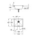 Мийка кухонна  Grohe K700U композитна (31654AT0)