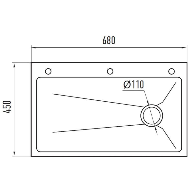 Мийка кухонна Zerix ZH6845-SET-05 NANO-SILVER 3.0/0.8 набір (кошик для сушіння, обробна дошка, сифон)