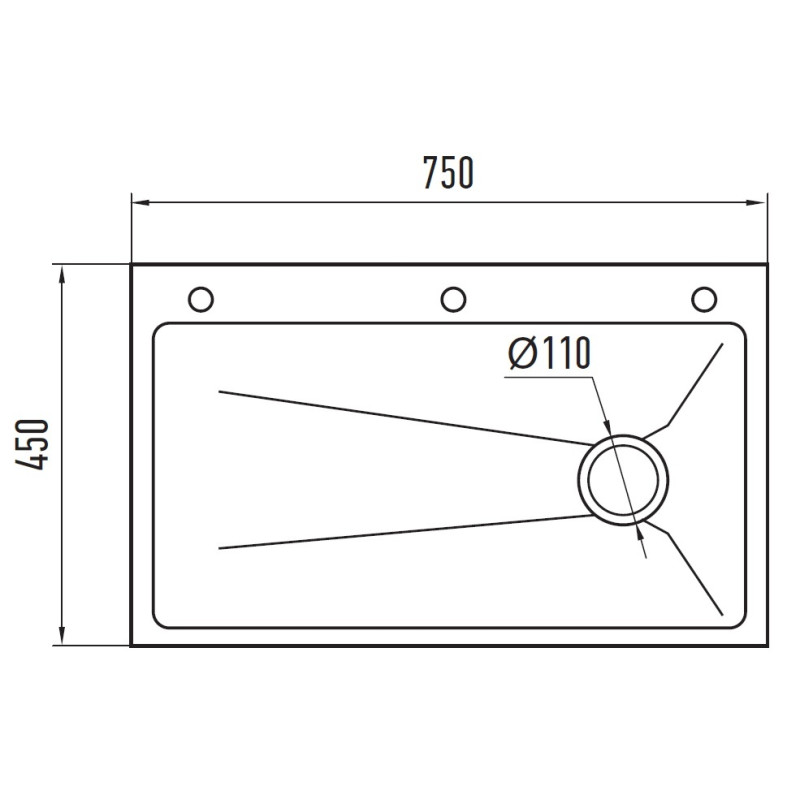 Кухонная мойка Zerix ZH7545-SET-05 DECOR NANO-BLACK (3.0/0.8) комплект с корзиной для сушки, разделочная доска, сифон