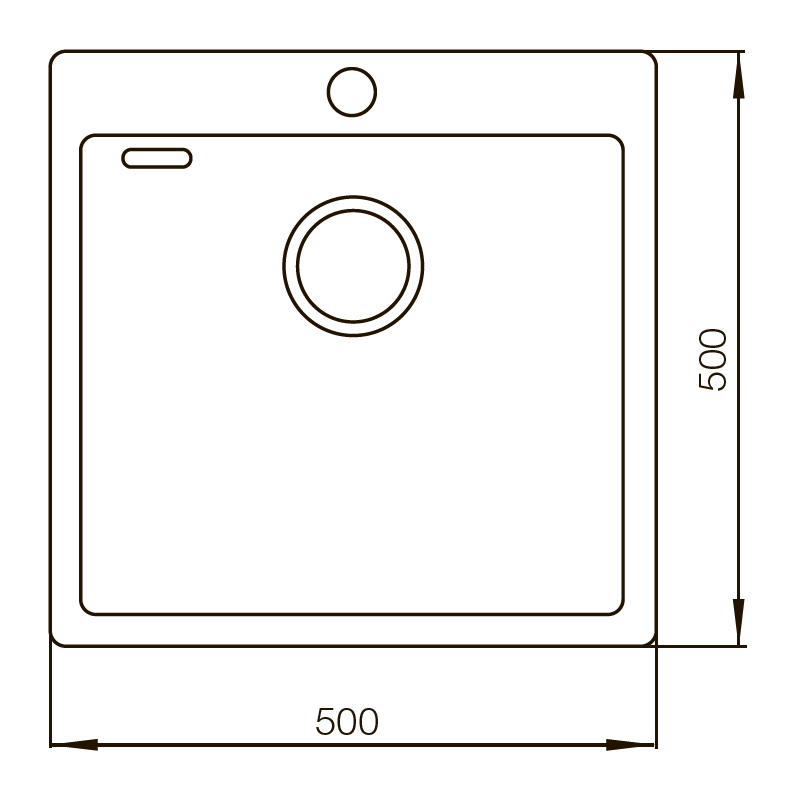 Мийка кухонна Mixxus MX5050-200x1.2-Handmade  