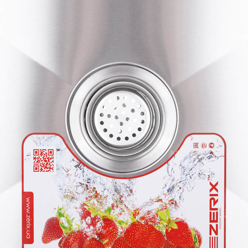 Мийка кухонна Zerix ZUS6545-HM