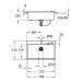 Мийка кухонна Grohe K700 композитна (31652AP0) 