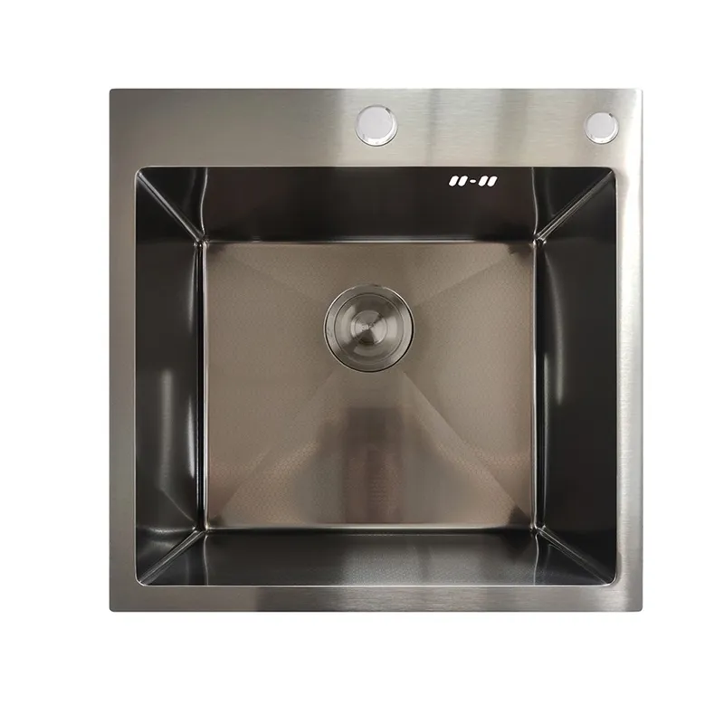 Мийка кухонна Mixxus MH5050 Decor Nano-Black нержавіюча сталь, графіт  