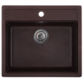 Мийка кухонна Zerix ZS-5751S-12 (коричнева)