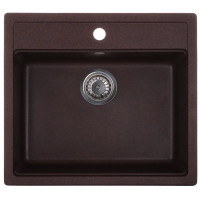Мийка кухонна Zerix ZS-5751S-12 (коричнева)