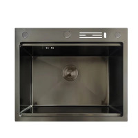 Мийка кухонна Mixxus MH6050-SK Nano-Black Графіт 