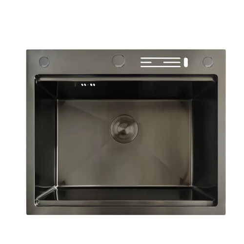 Мойка кухонная Mixxus MH6050-SK Nano-Black Графит 