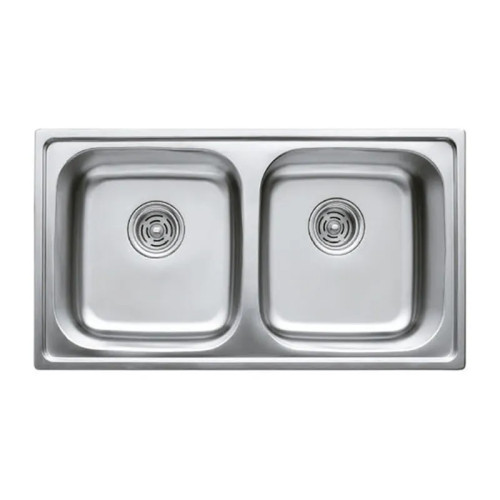 Кухонная мойка Haiba 78x43 Double Decor