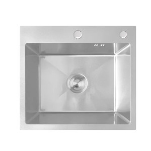 Мийка кухонна Mixxus MH5045 Nano-Silver нержавіюча сталь 