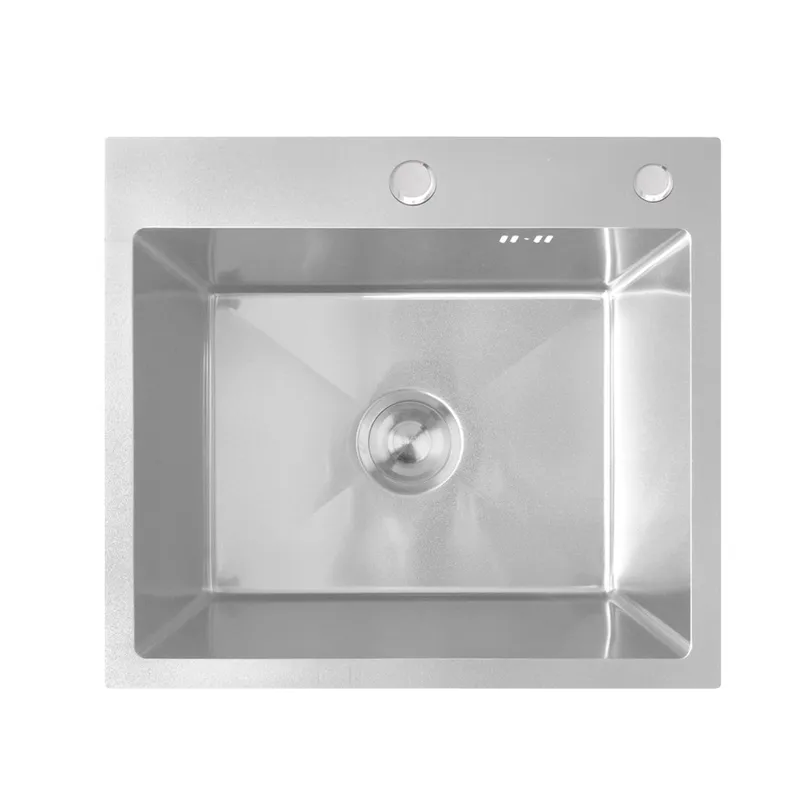 Мойка кухонная Mixxus MH5045 Nano-Silver нержавеющая сталь 