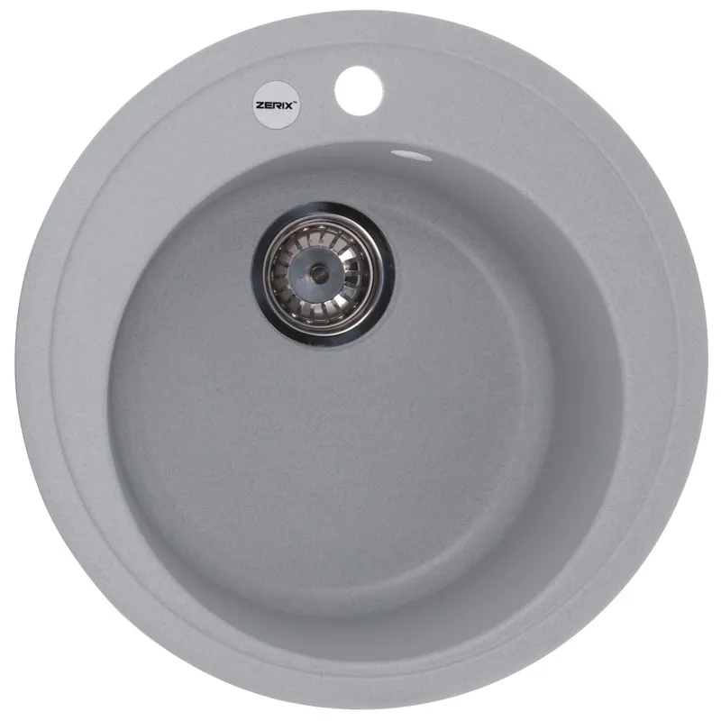 Мийка кухонна Zerix ZS-510R-09 Сіра 