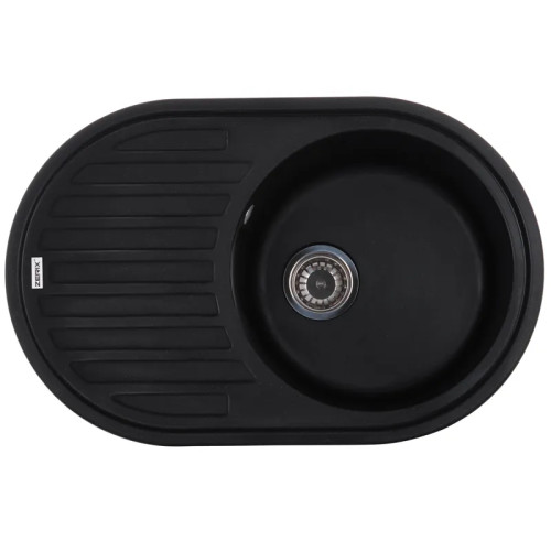 Мийка кухонна Zerix ZS-7750R-14 (чорний металік)