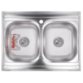 Мийка кухонна Zerix Z8060B-08-180E Satin 