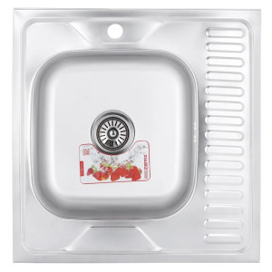 Мойка кухонная Zerix Z6060L-06-160E Satin 