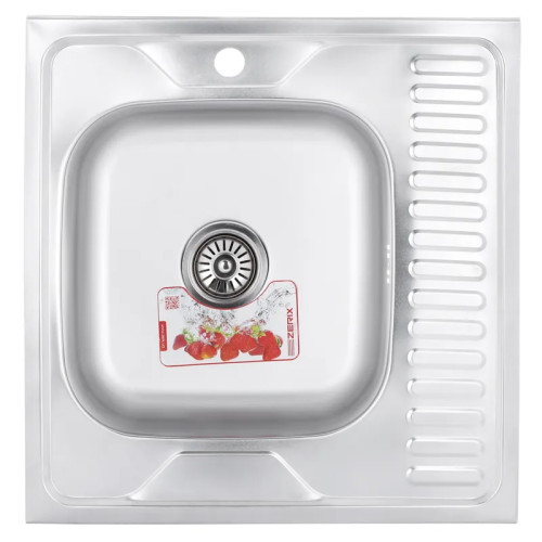 Мойка кухонная Zerix Z6060L-06-160E Satin 