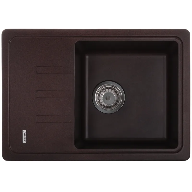 Мойка кухонная Zerix ZS-6243S-12 Коричневая 