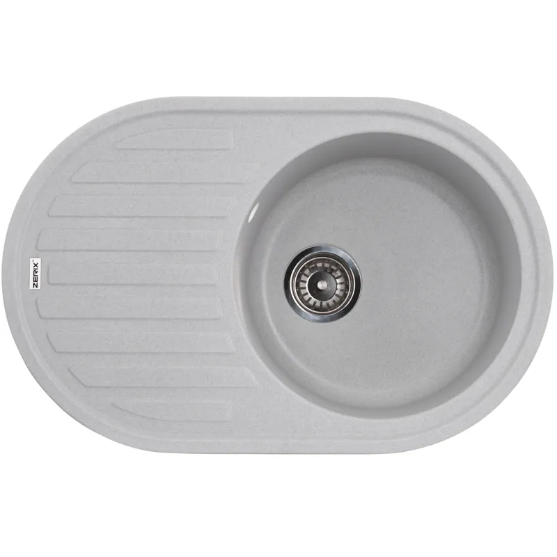 Мийка кухонна Zerix ZS-7750R-09 cіра  