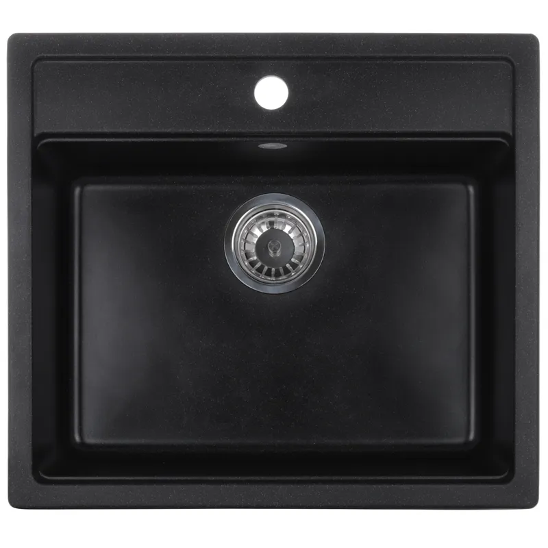 Мийка кухонна Zerix ZS-5751S-03 (чорна)
