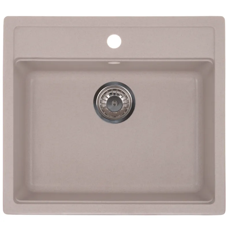 Мойка кухонная Zerix ZS-5751S-06 (бежевая)