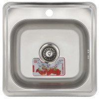 Мийка кухонна Zerix Z4848-06-160E Satin