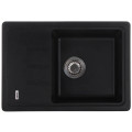 Мойка кухонная Zerix ZS-6243S-03 Черная 