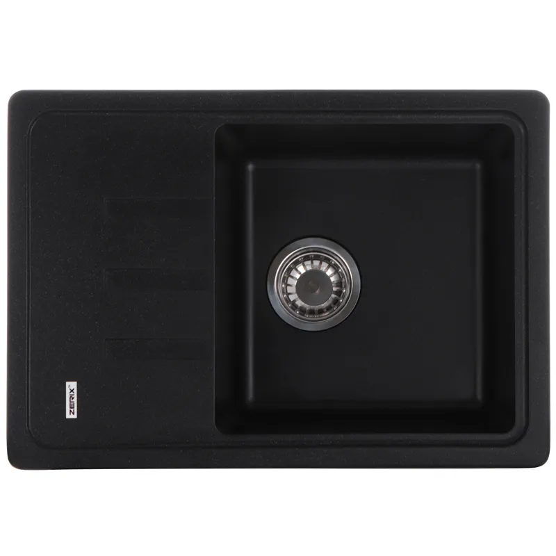 Мойка кухонная Zerix ZS-6243S-03 Черная 