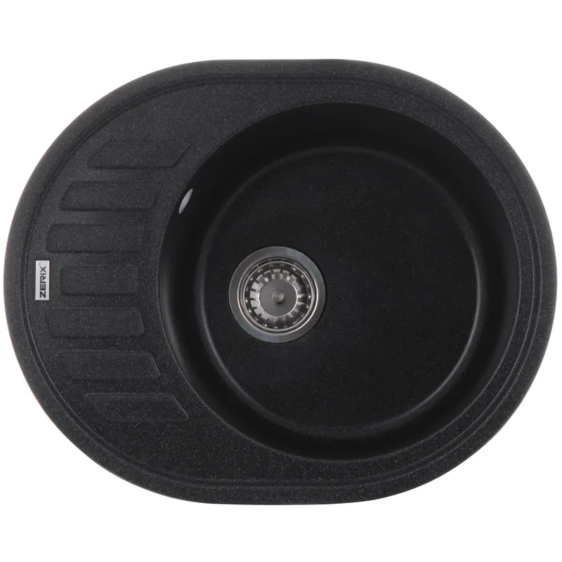 Мийка кухонна Zerix ZS-6250R-13 графіт 