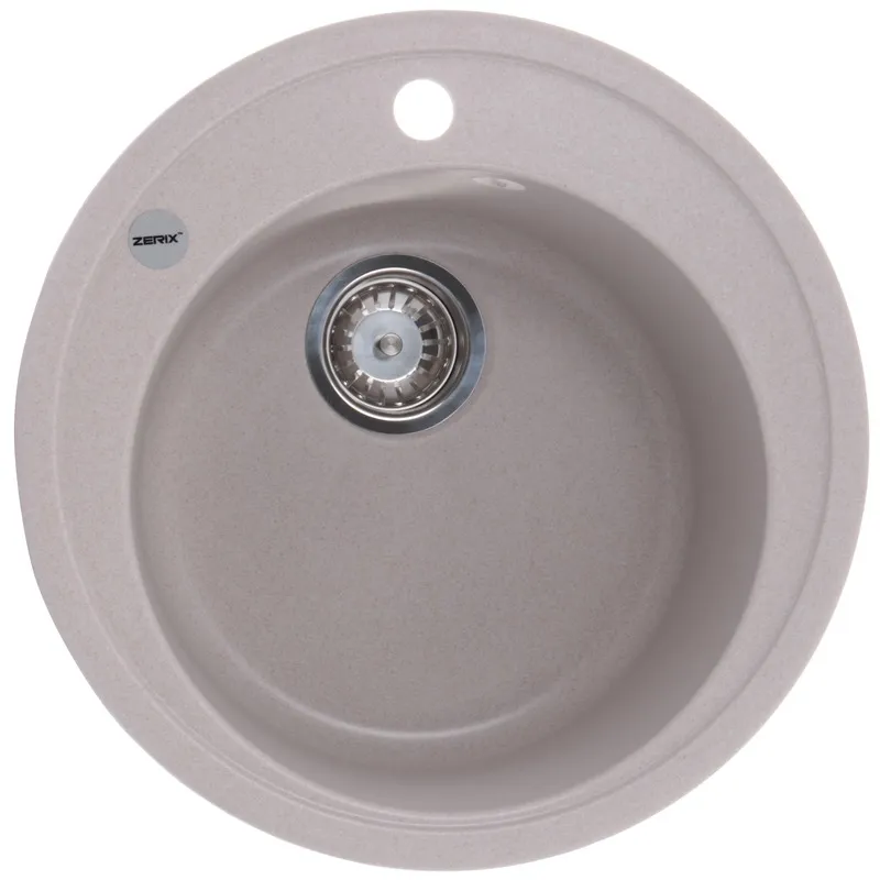 Мийка кухонна Zerix ZS-510R-06 бежева 