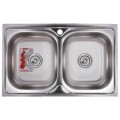 Мийка кухонна ZERIX Z8050D-08-180E Satin