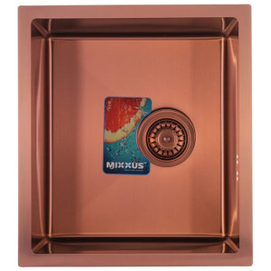 Мойка кухонная Mixxus MX4843-220x1.0-PVD-Bronze 