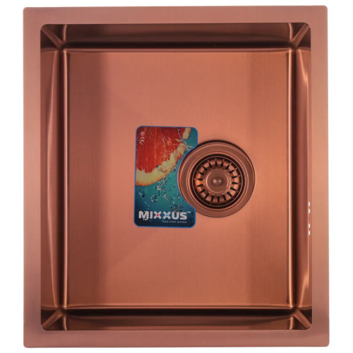 Мойка кухонная Mixxus MX4843-220x1.0-PVD-Bronze 