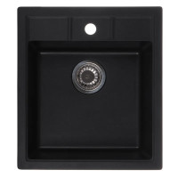 Мойка кухонная Zerix ZS-4651S-14 черный металлик 