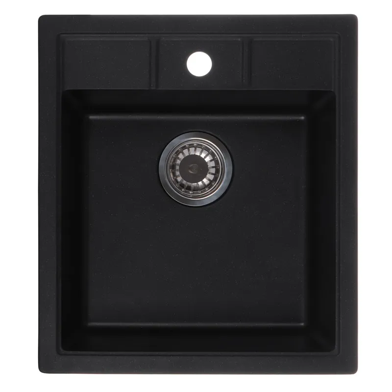 Мойка кухонная Zerix ZS-4651S-14 черный металлик