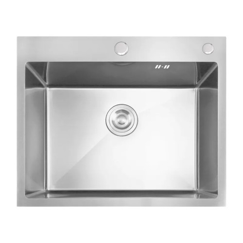 Мойка кухонная Mixxus MH5843 Nano-Silver нержавеющая сталь 