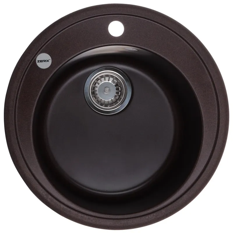 Мойка кухонная Zerix ZS-510R-12 Коричневая 
