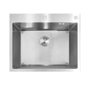 Мойка кухонная Mixxus MH6050 Nano-Silver нержавеющая сталь 