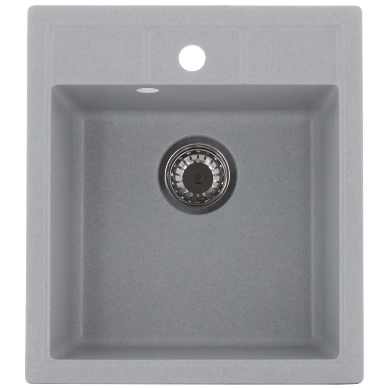 Мойка кухонная  Zerix ZS-4651S-09 серая 