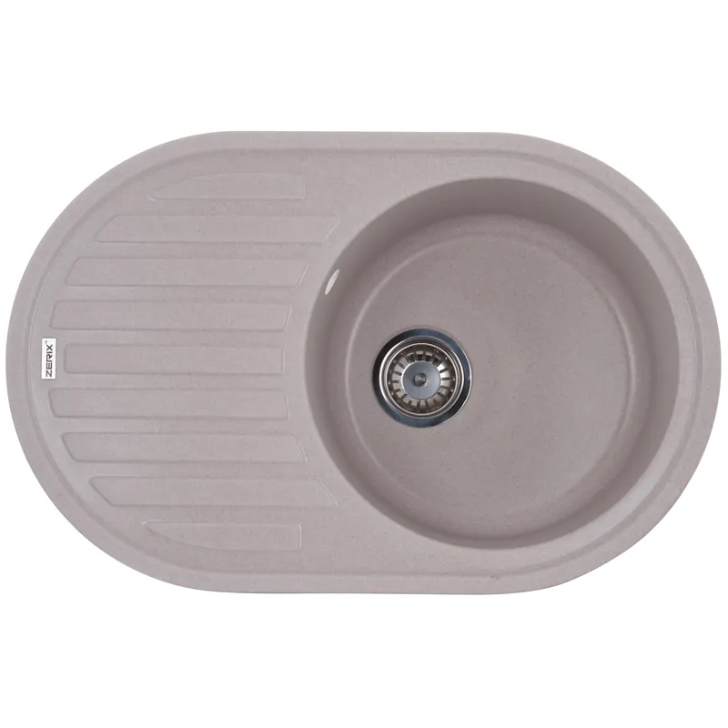 Мийка кухонна Zerix ZS-7750R-06 Бежева 
