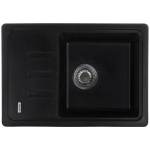Мойка кухонная Zerix ZS-6243S-14 Черный металлик 