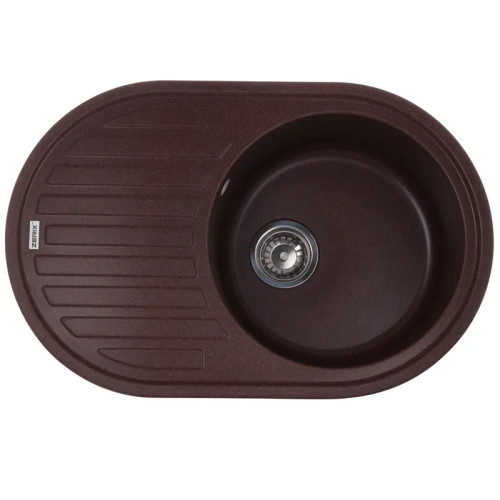 Кухонная мойка Zerix ZS-7750R-12 (коричневая)