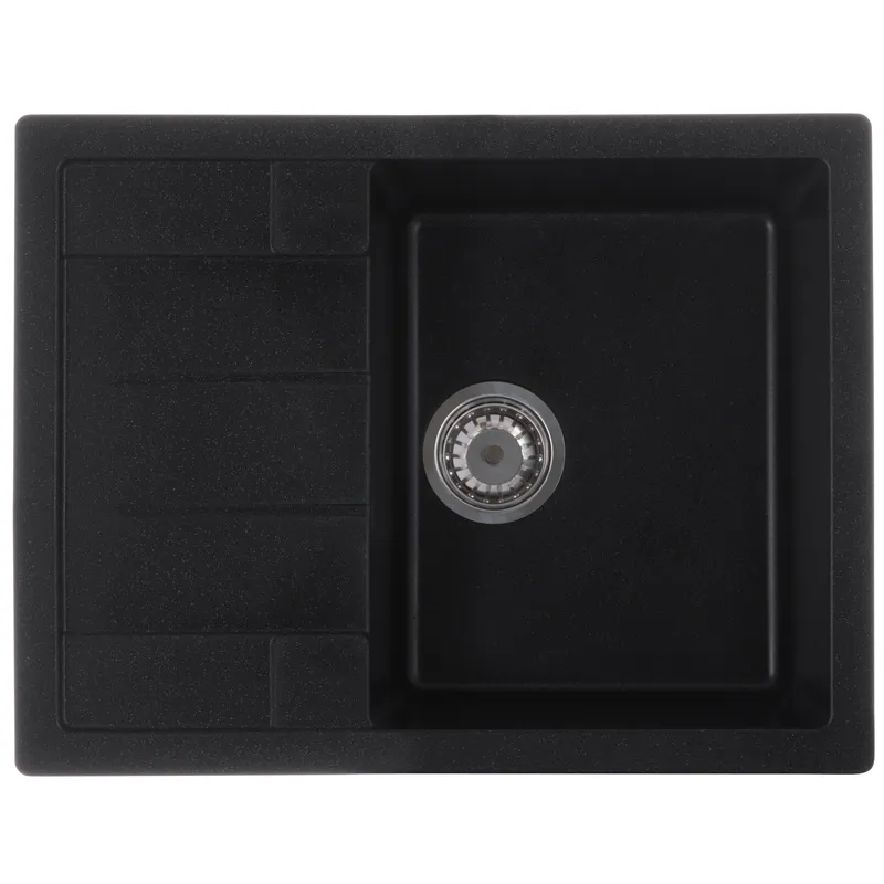 Мийка кухонна ZERIX ZS-6550S-03 чорна 