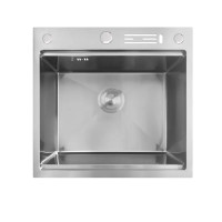 Мийка кухонна Mixxus MH5050-SK NANO-SILVER (3.0/0.8) нержавіюча сталь 