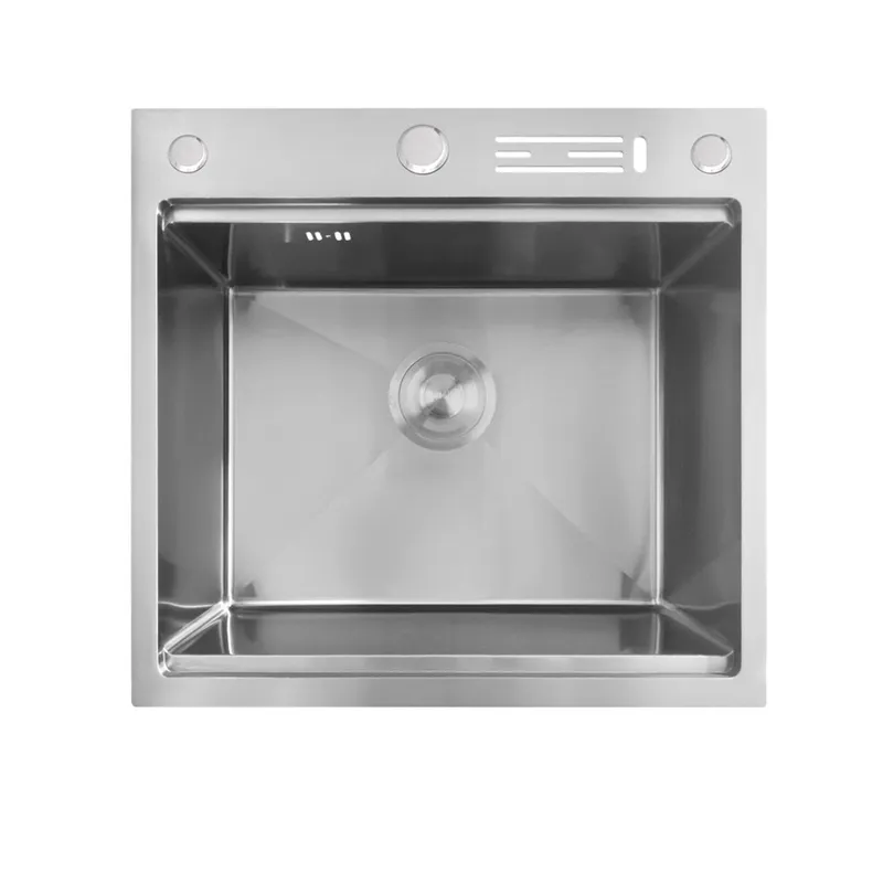 Мойка кухонная Mixxus MH5050 NANO-SILVER (3.0/0.8) нержавеющая сталь 